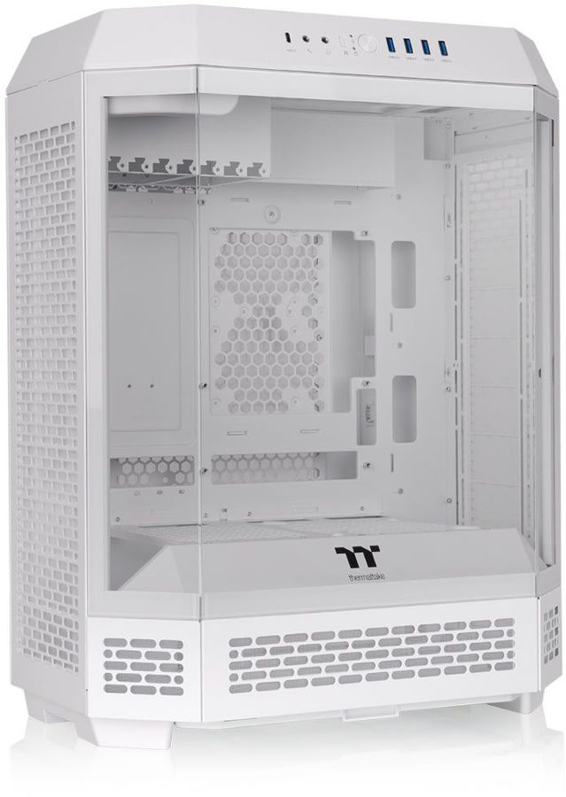 Корпус Thermaltake The Tower 600 Snow белый без БП ATX 13x120mm 9x140mm 4xUSB3.0 audio bott PSU