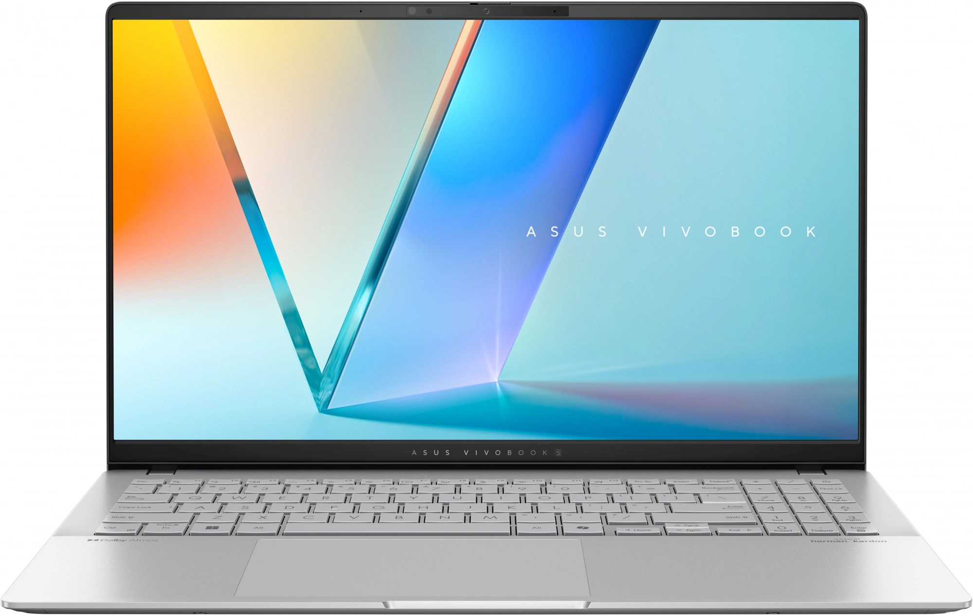 Ноутбук Asus Vivobook S 15 OLED S5507QA-MA052W Snapdragon X Elite X1E-78-100 32Gb SSD1Tb Qualcomm Adreno 15.6" OLED 3K (2880x1620) Windows 11 Home silver WiFi BT Cam (90NB14Q2-M00630)