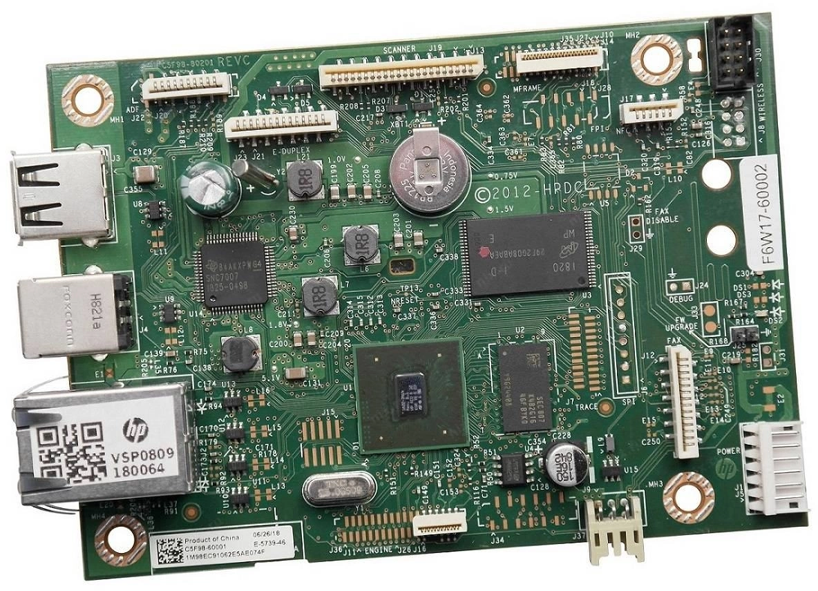 Плата форматирования HP F6W17-60002 (F6W17-60002/F6W17-60001/C5F98-60001) для HP LaserJet Pro M426fdn