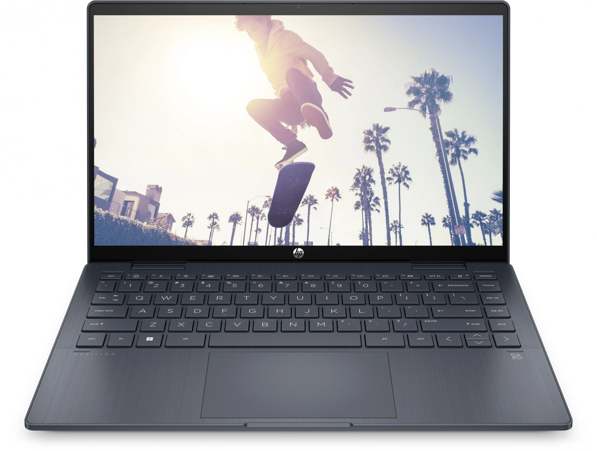 Ноутбук HP Pavilion x360 14-ek2007ci Core 3 100U 8Gb SSD512Gb Intel Graphics 14" IPS Touch FHD (1920x1080) Free DOS blue WiFi BT Cam (A1AA2EA)