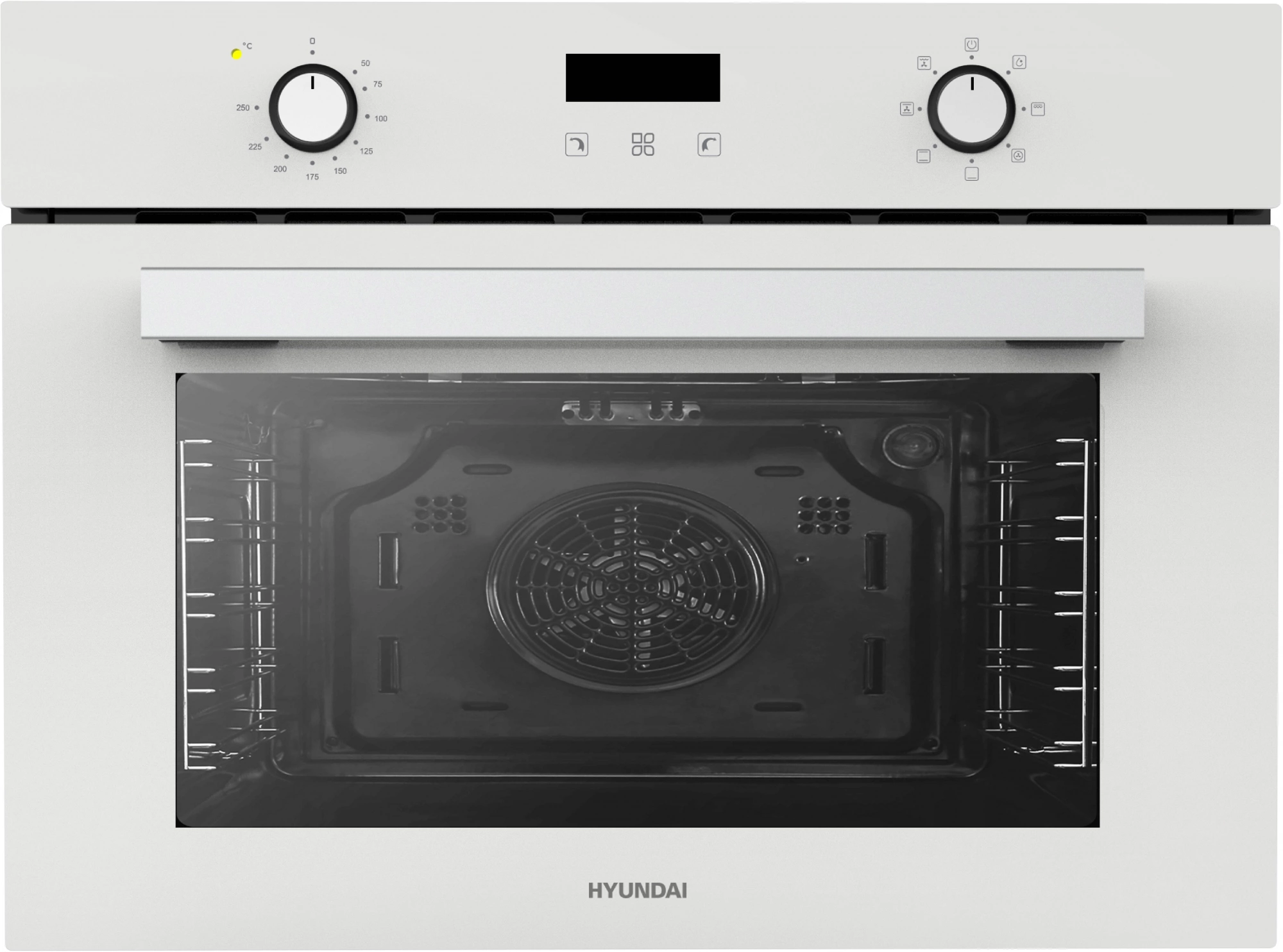 Духовой шкаф Электрический Hyundai HEO 64512 WG стекло белое
