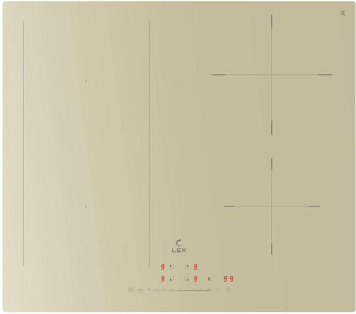 Индукционная варочная поверхность Lex EVI 641A IV слоновая кость