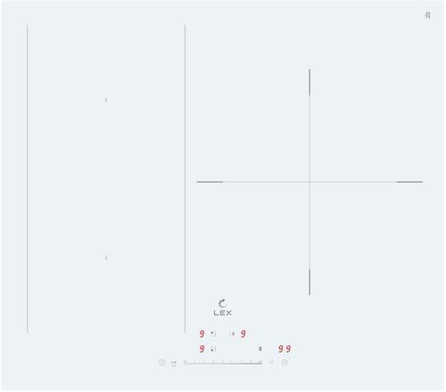 Индукционная варочная поверхность Lex EVI 631A WH белый