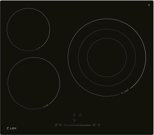 Варочная поверхность Lex EVH 631A BL черный
