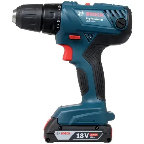 Дрель-шуруповерт Bosch GSR 180-LI аккум. патрон:быстрозажимной (кейс в комплекте) (06019F8123)