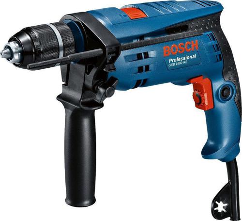 Дрель ударная Bosch GSB 1600 RE 701Вт патрон:быстрозажимной реверс (0601228200)