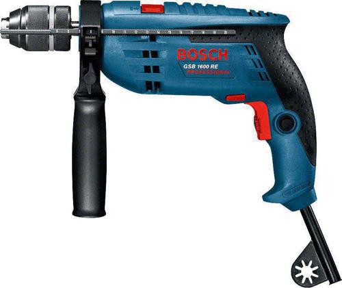 Дрель ударная Bosch GSB 1600 RE 701Вт патрон:быстрозажимной реверс (0601228200)