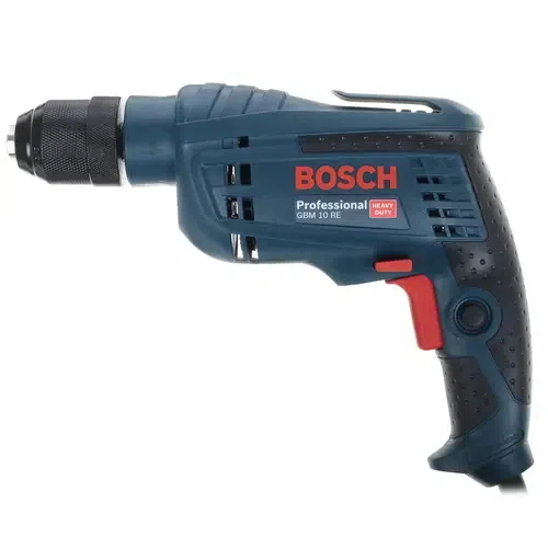 Дрель безударная Bosch GBM 10 RE 600Вт патрон:быстрозажимной реверс (0601473600)