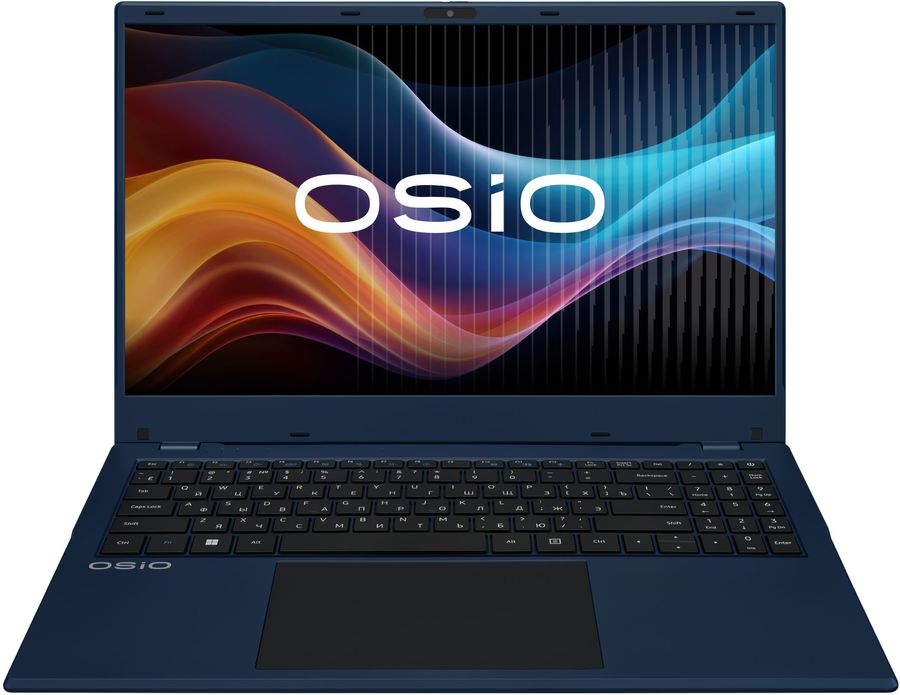 Ноутбук Osio BaseLine B150i-002c N-series N100 8Gb SSD512Gb Intel UHD Graphics 15.6" IPS FHD (1920x1080) Windows 11 Home blue WiFi BT Cam 5000mAh