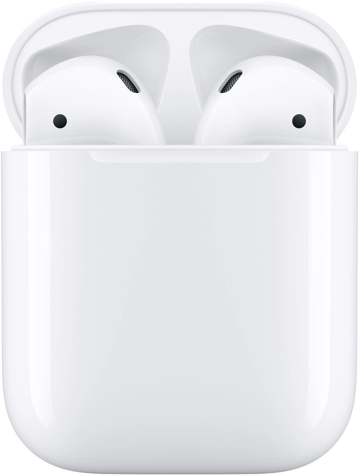 Гарнитура вкладыши Apple AirPods 2 A2032,A2031,A1602 белый беспроводные bluetooth в ушной раковине (MV7N2CH/A)