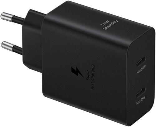 Сетевое зар./устр. Samsung EP-T5020 50W 3A (PD) 2xUSB type-C для Samsung черный (EP-T5020XBEGEU)