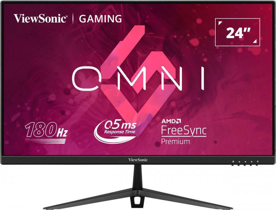 Монитор ViewSonic 24" VX2428 черный IPS LED 16:9 HDMI M/M матовая 250cd 178гр/178гр 1920x1080 180Hz FreeSync Premium DP FHD 3.1кг