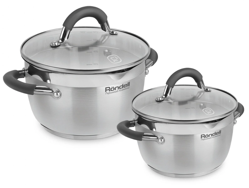 Набор кастрюль Rondell Flamme RDS-339 4 предмета