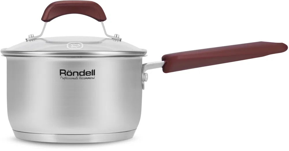 Ковш Rondell Bojole RDS-735 1.7л. d=16см (с крышкой) стальной
