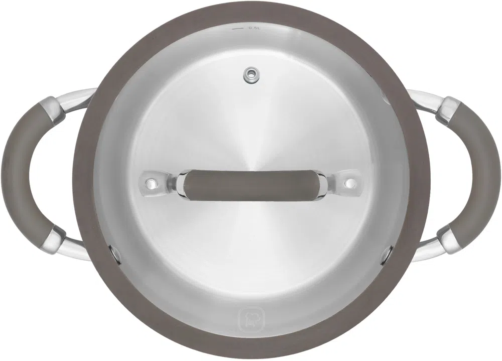 Кастрюля Rondell Balance RDS-755 5л. d=24см (с крышкой) стальной