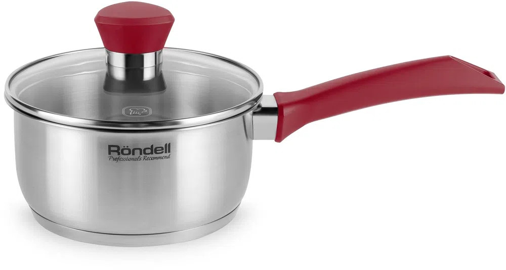 Ковш Rondell Strike RDS-812 1.3л. d=16см (с крышкой) стальной