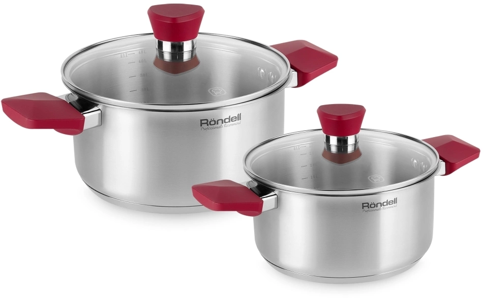 Набор кастрюль Rondell Strike RDS-816 4 предмета