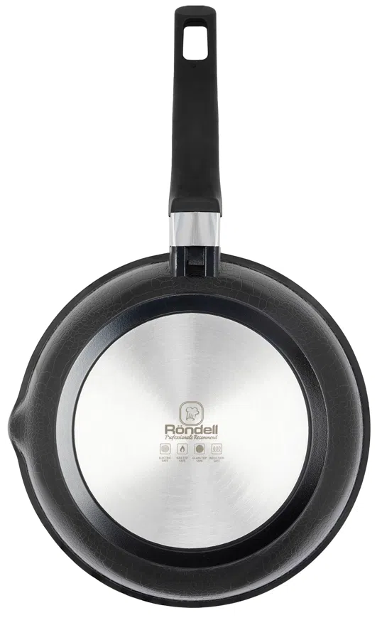 Сковорода Rondell Escurion RDA-867 круглая 24см покрытие: Xylan Plus ручка съемная (без крышки) черный