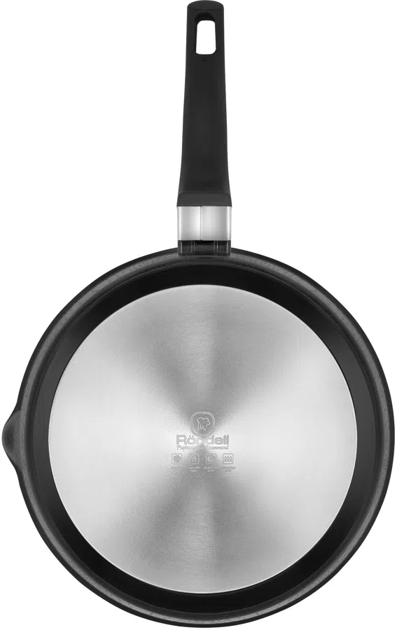 Сотейник Rondell Escurion RDA-871 4.0л. d=28см (с крышкой) черный