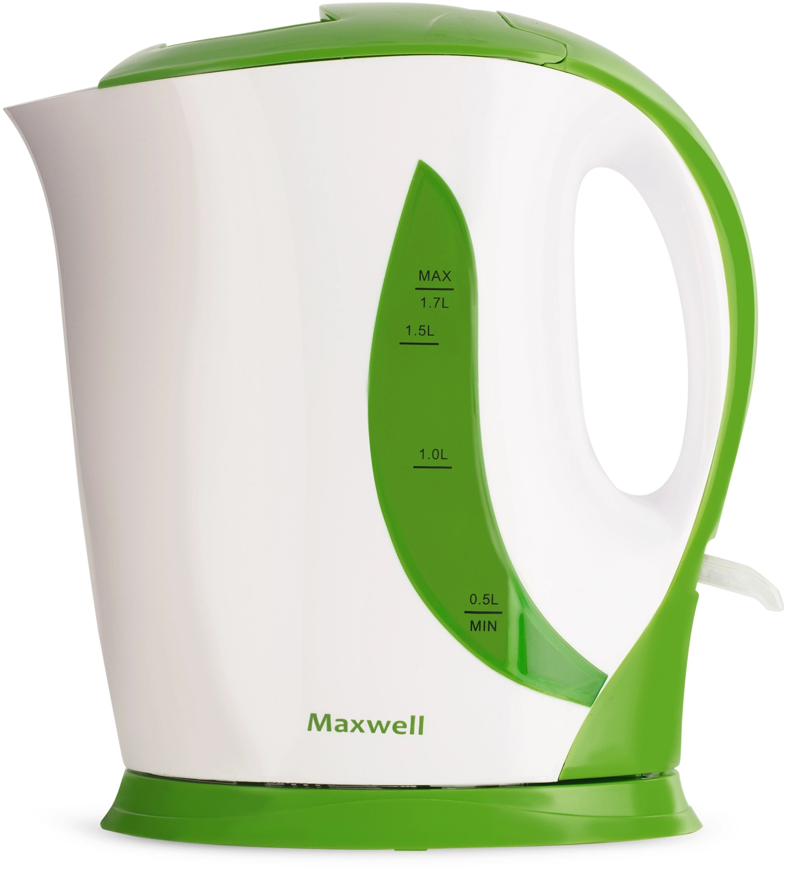 Чайник электрический Maxwell MW-1062 1.7л. 2200Вт зеленый корпус: пластик