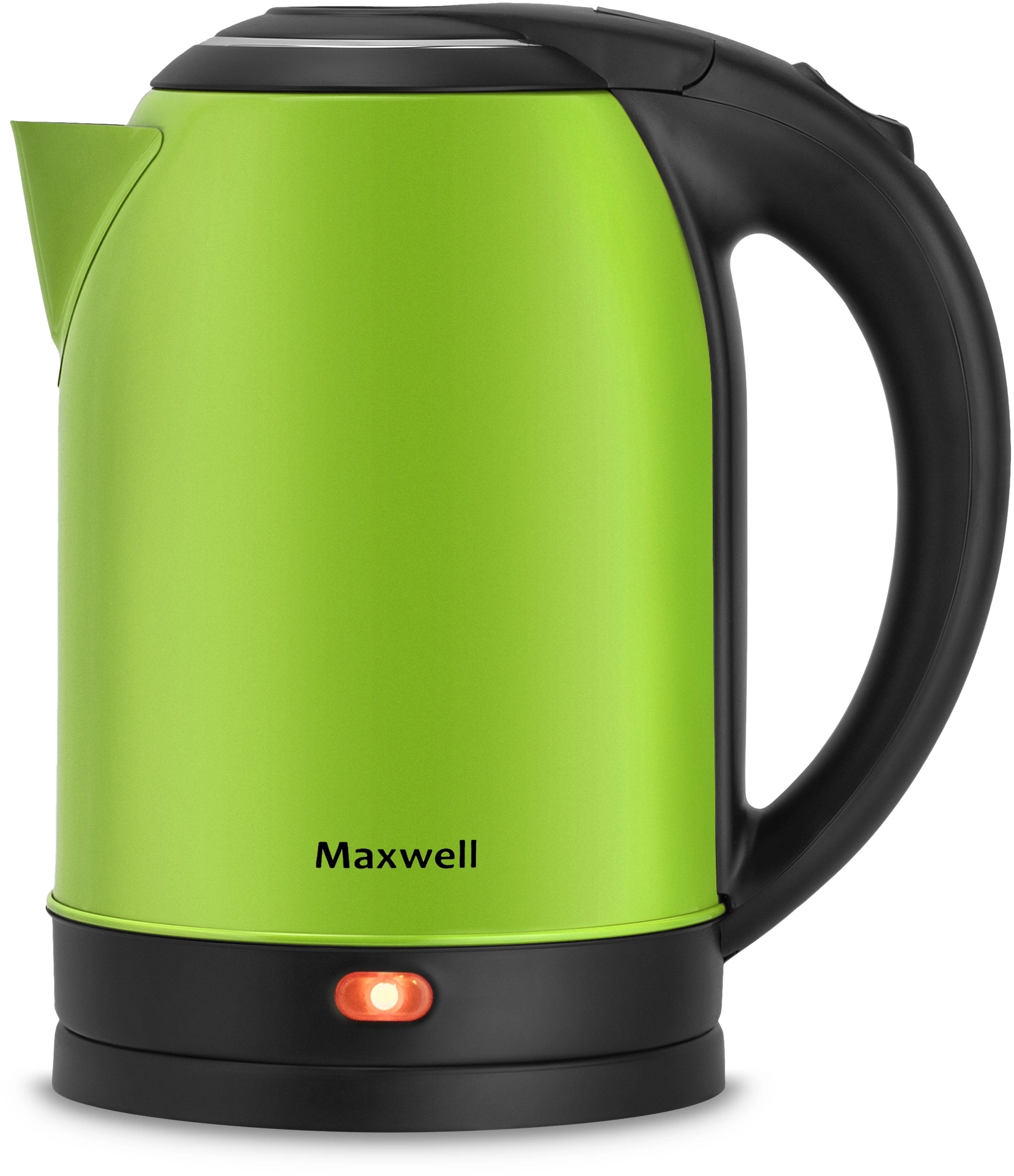 Чайник электрический Maxwell MW-1099 1.7л. 2200Вт зеленый корпус: металл/пластик