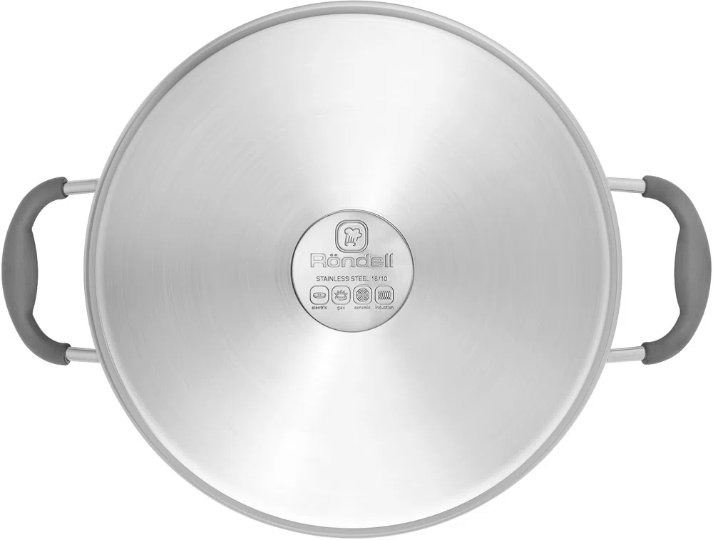 Кастрюля-пароварка Rondell RDS-1103 16.7л. d=26см (с крышкой) стальной