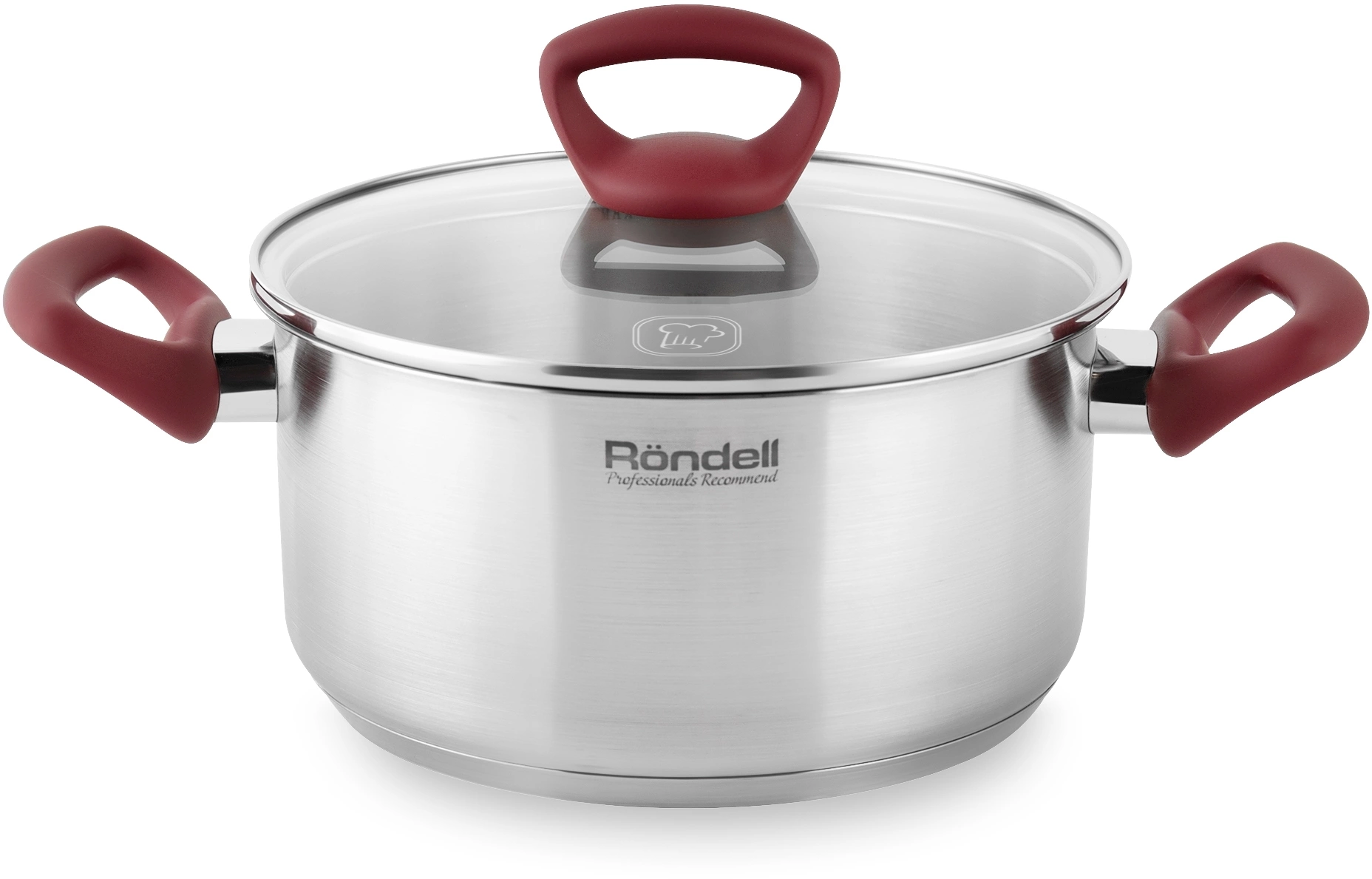 Кастрюля Rondell Heidi RDS-1112 2л. d=18см (с крышкой) стальной