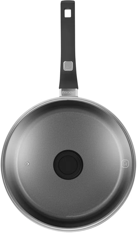 Сотейник Rondell Escurion Grey RDA-1125 4.0л. d=28см (с крышкой) серый