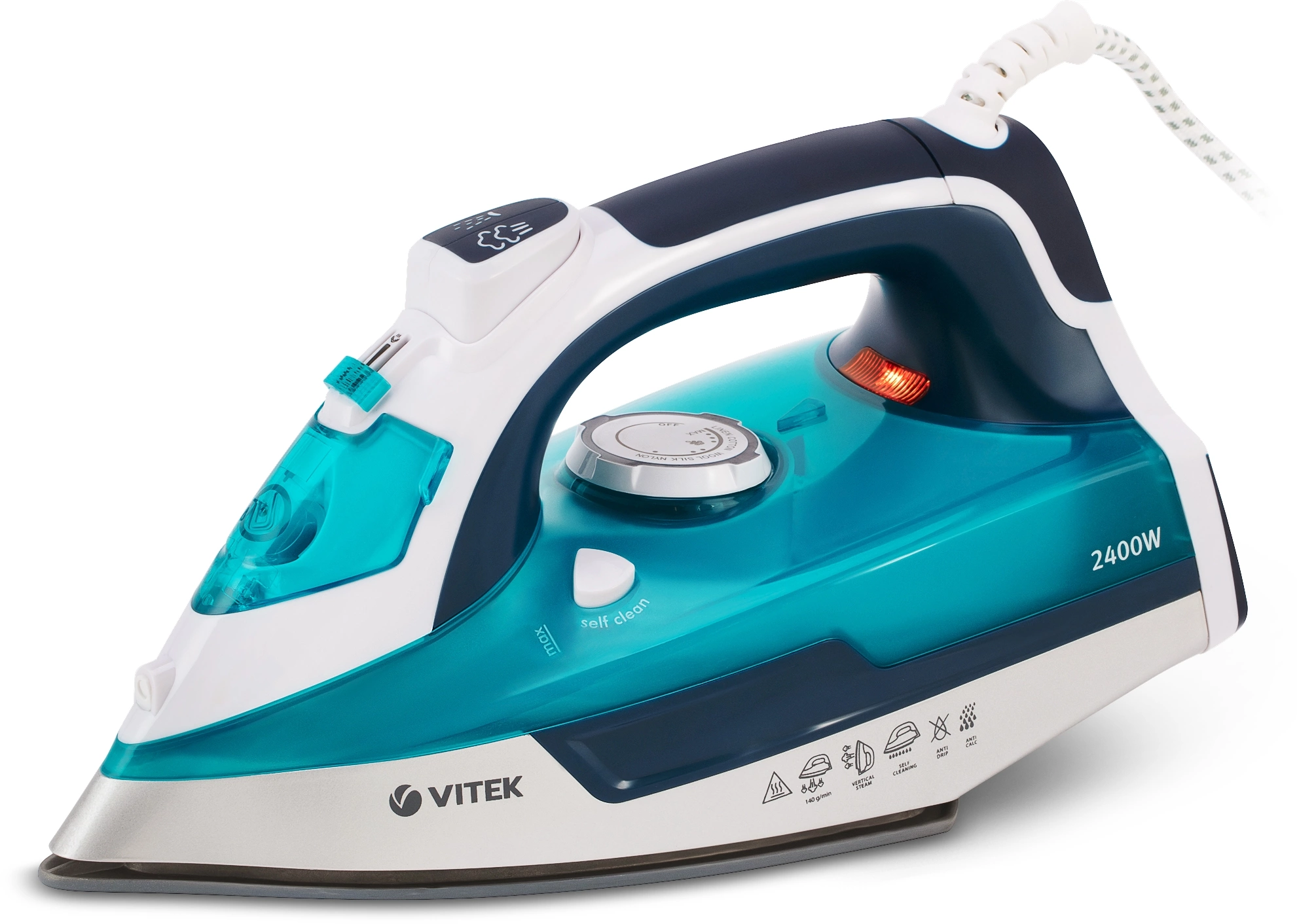 Утюг Vitek VT-1266 2400Вт синий