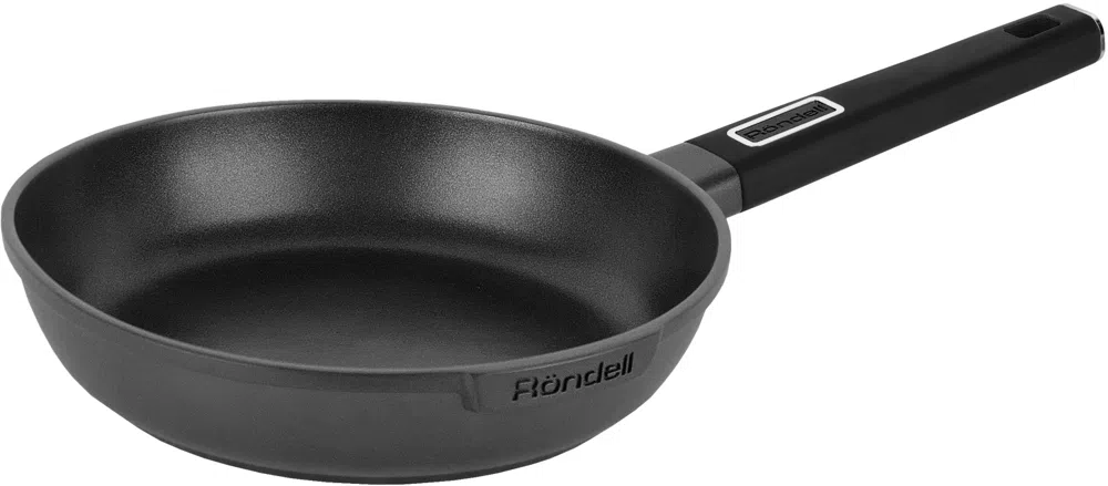 Сковорода Rondell Craft RDA-1335 круглая 24см покрытие: TriTitan ручка несъемная (без крышки) черный
