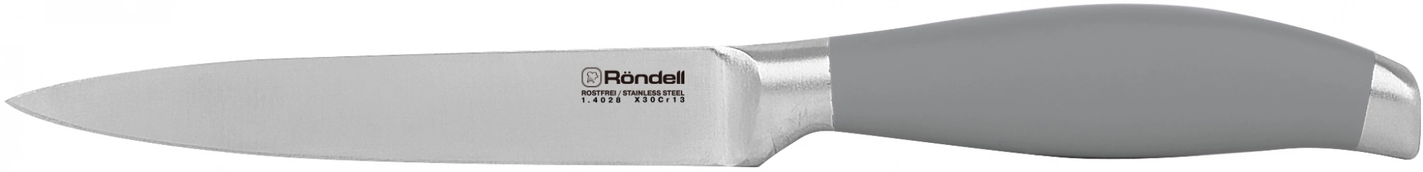 Набор ножей кухон. Rondell Dart RD-1358 компл.:5предм. подставка/ножницы черный/красный/серый подар.коробка