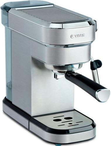 Кофеварка рожковая Vitek VT-1509 870Вт серебристый