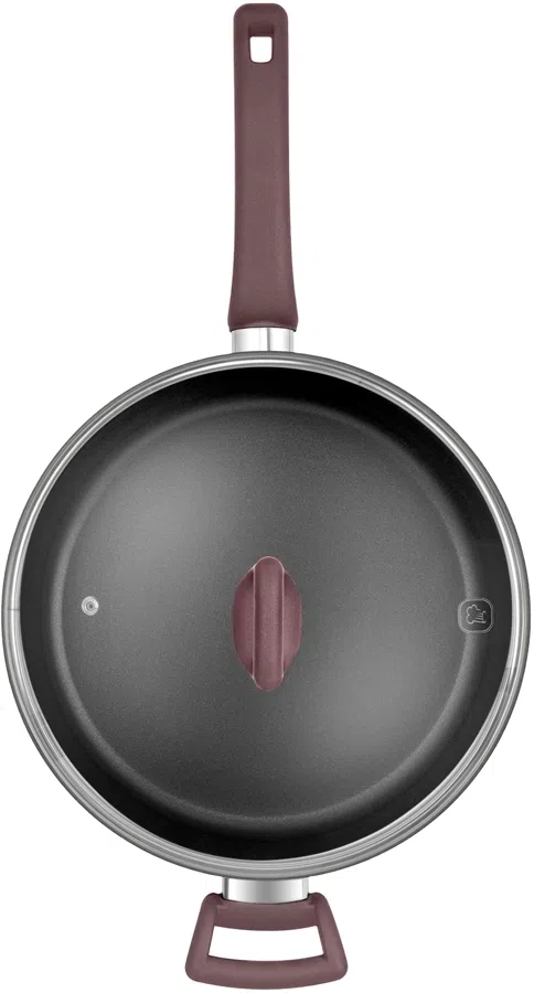 Сотейник Rondell Fest RDA-1526 4.0л. d=28см (с крышкой) черный