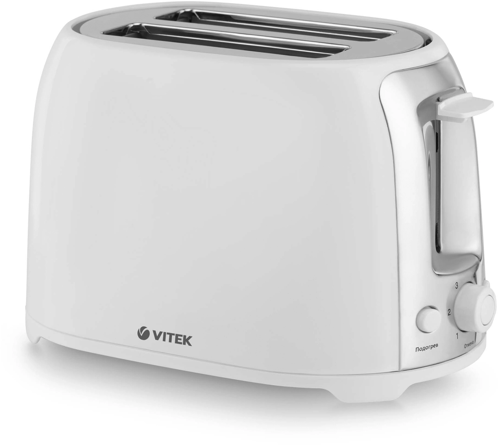 Тостер Vitek VT-1582 750Вт белый