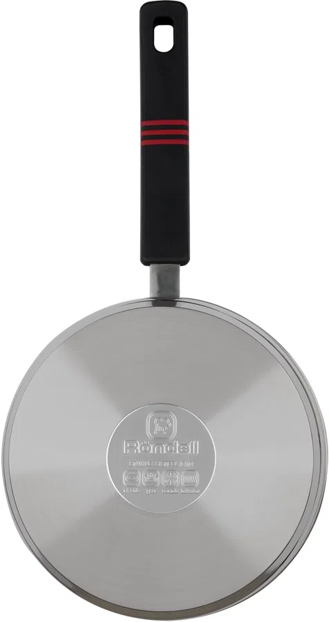 Ковш Rondell Stripes RDS-1635 2л. d=18см (с крышкой) стальной