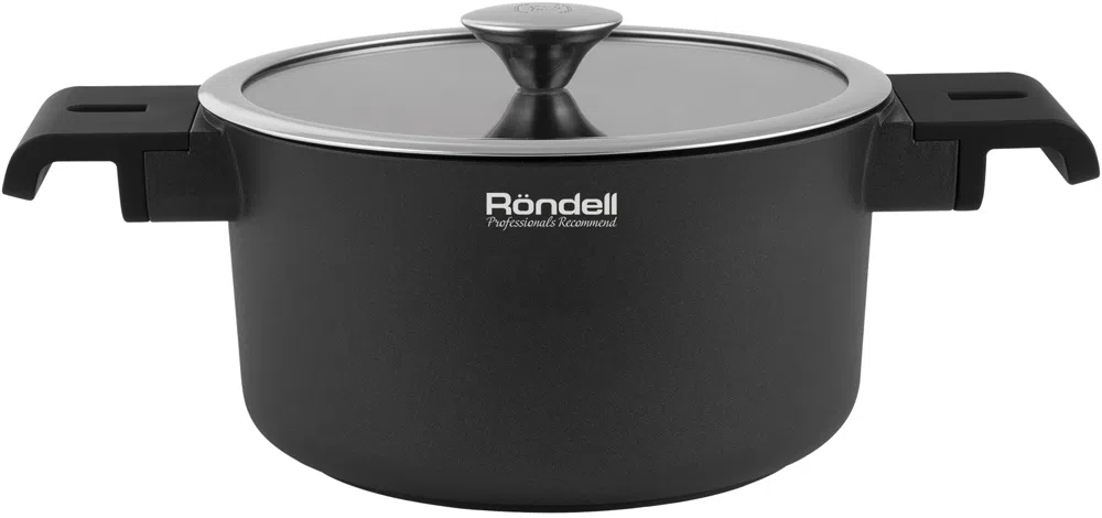 Кастрюля Rondell Modern RDA-1726 2.6л. d=20см (с крышкой) черный