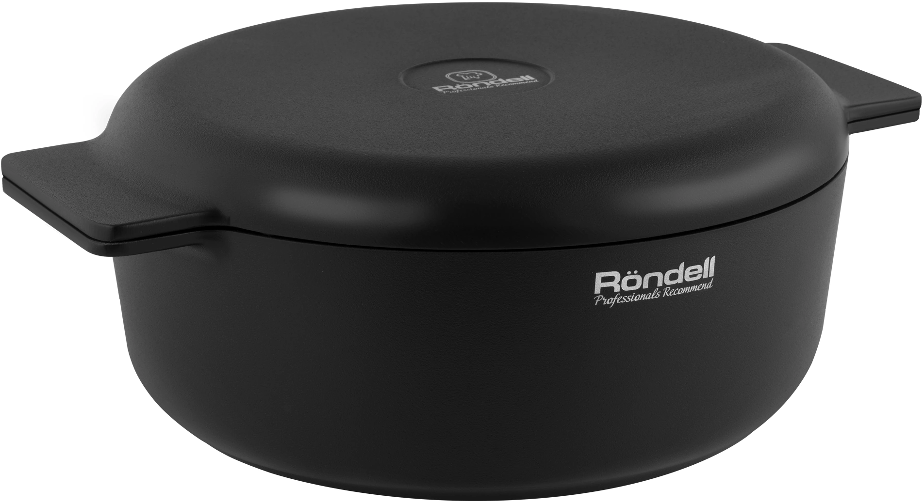 Сотейник Rondell Modern RDA-1730 d=24см (с крышкой) черный