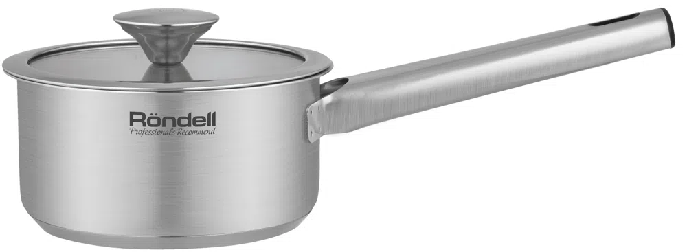 Ковш Rondell Modern RDS-1745 0.9л. d=14см (с крышкой) стальной