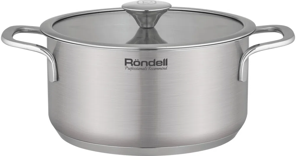 Кастрюля Rondell Modern RDS-1748 4.8л. d=24см (с крышкой) стальной