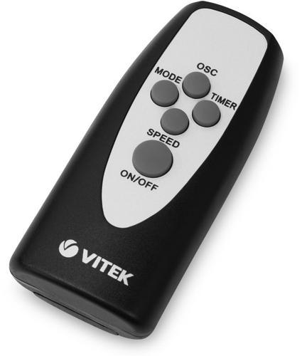 Вентилятор напольный Vitek VT-1939 60Вт скоростей:3 ПДУ черный ...