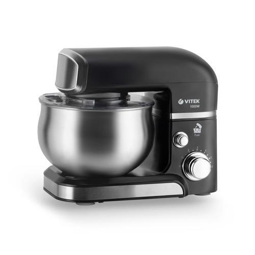 Кухонная машина Vitek Loft Professional VT-4115 планетар.вращ. 1000Вт черный/стальной