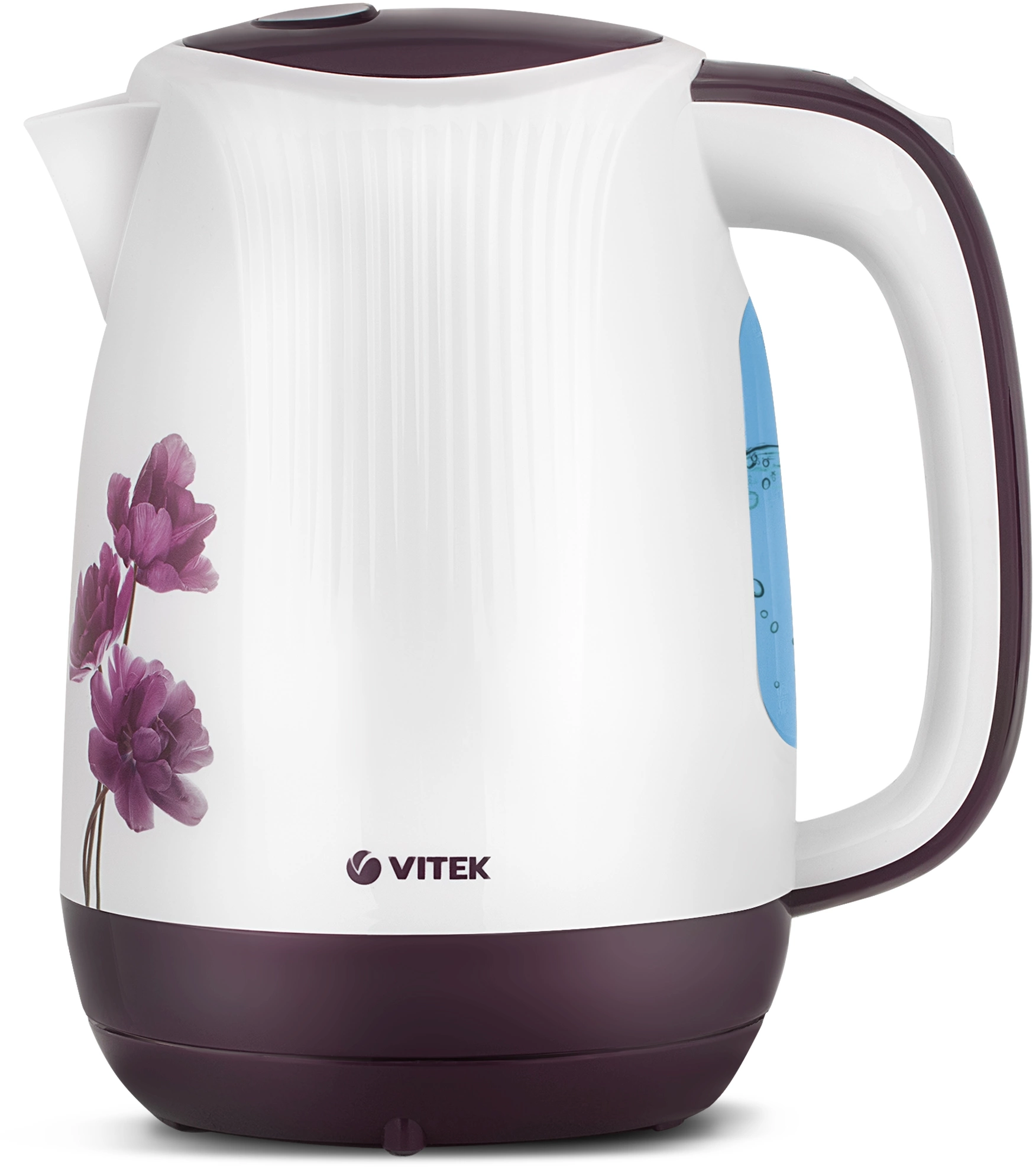 Чайник электрический Vitek VT-7061 1.7л. 2200Вт белый корпус: пластик