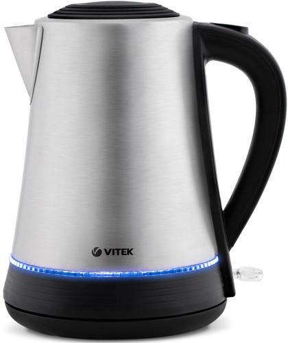 Чайник электрический Vitek VT-7062 1.7л. 2200Вт сталь корпус: нерж.сталь