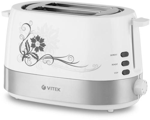 Тостер Vitek VT-7160 850Вт белый