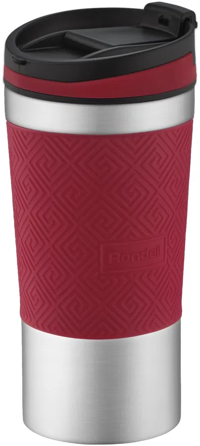 Термокружка для напитков Rondell Moretta RDS-1817 0.4л. красный картонная коробка