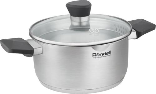 Кастрюля Rondell Strike Grey Ultra RDS-1947 2л. d=18см (с крышкой) стальной