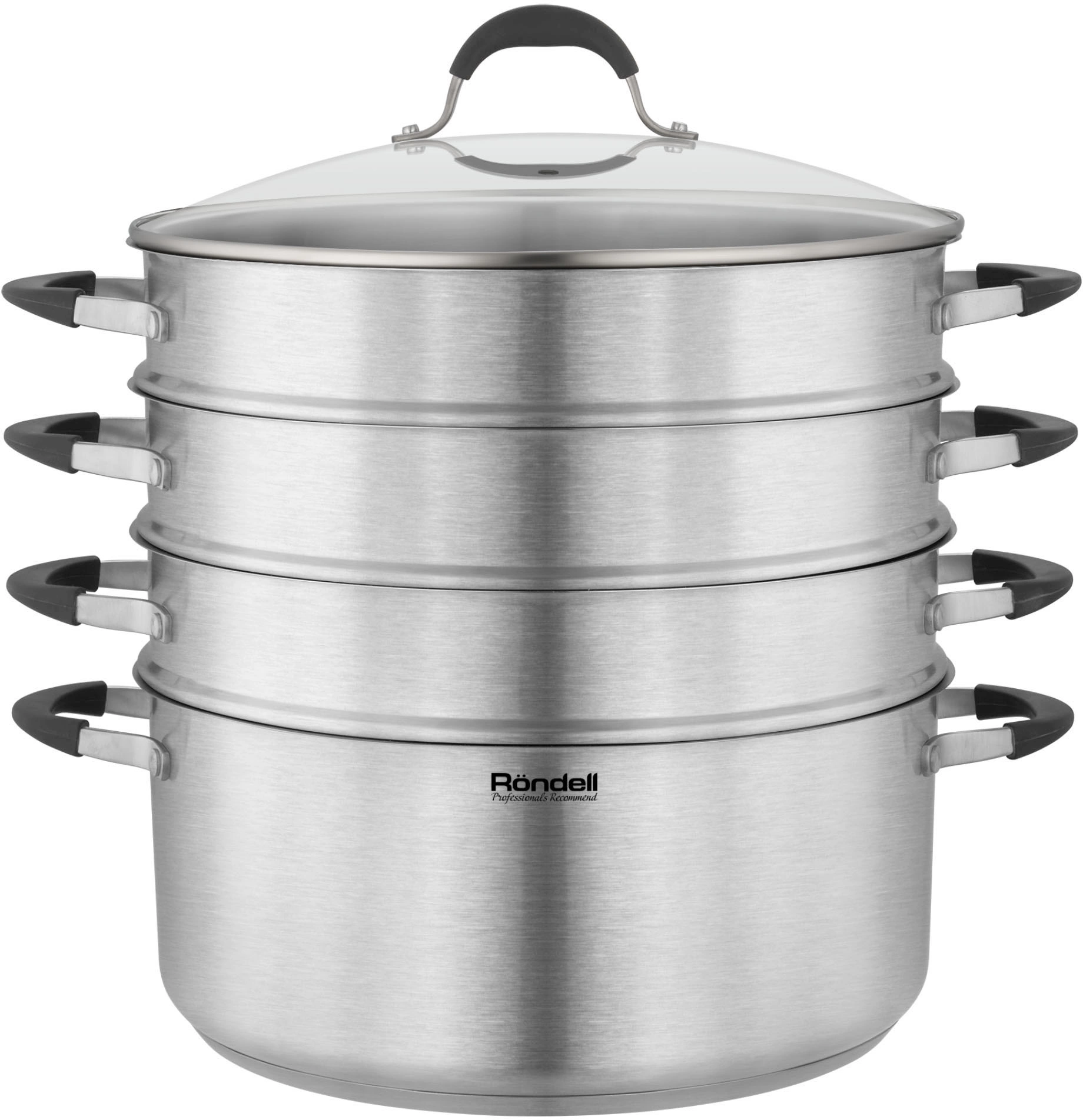 Кастрюля-пароварка Rondell RDS-1815 30.4л. d=32см (с крышкой) стальной
