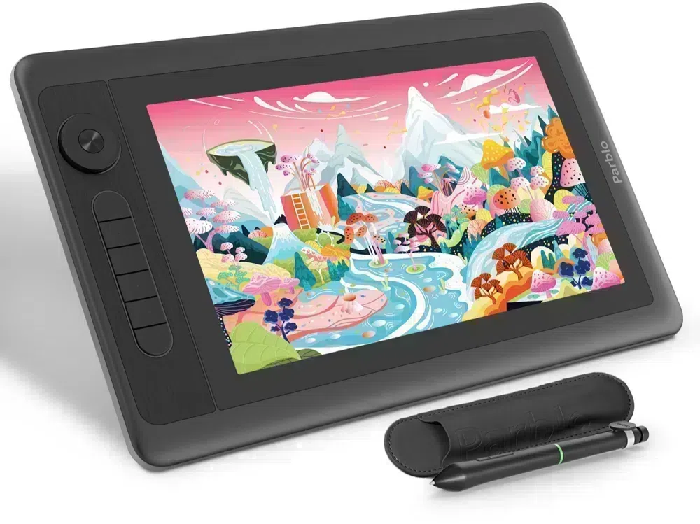 Графический планшет-монитор Parblo Coast12 Pro Gen 2 USB Type-C/USB/HDMI черный