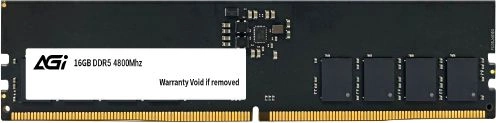 Память DDR5 16GB 4800MHz AGi AGI480016UD238 OEM PC5-38400 CL40 DIMM 288-pin 1.1В single rank OEM