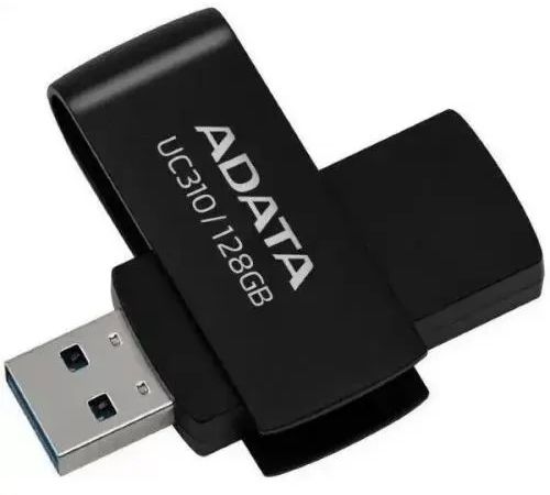 Флеш Диск A-Data 128GB UC310 UC310-128G-RBK USB3.2 черный